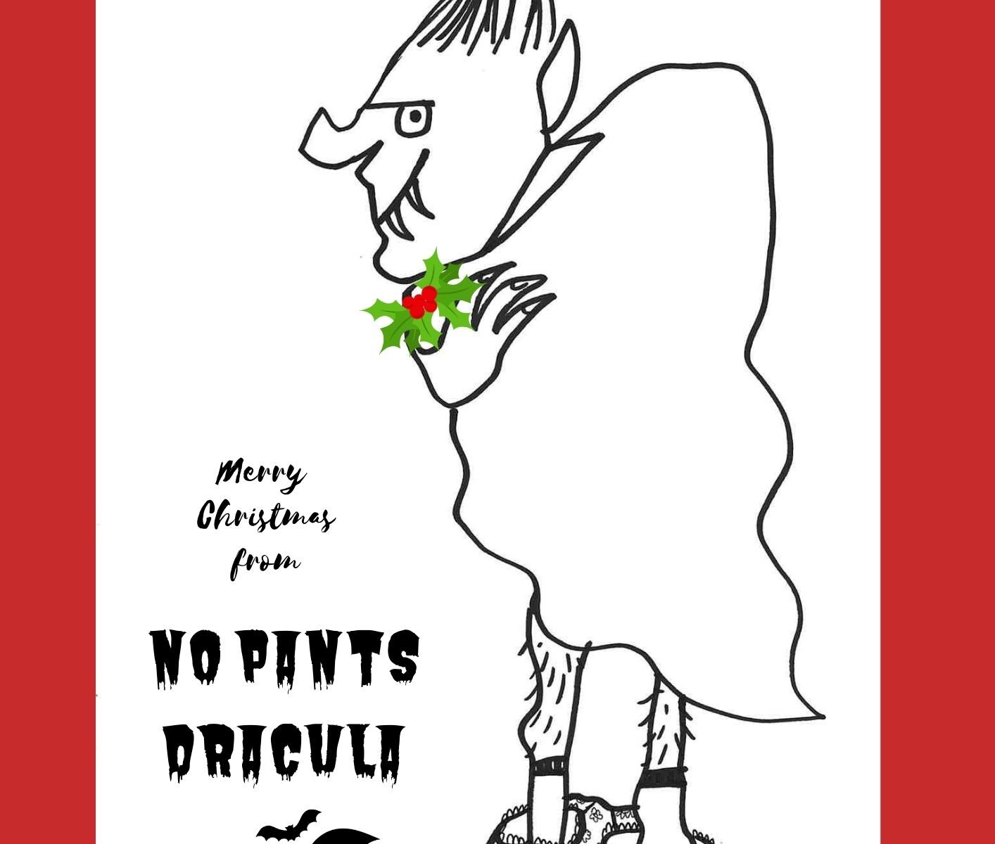 Card no pants Dracula