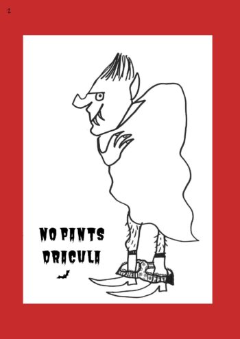 No Pants Dracula Card