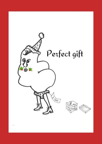 Perfect gift card Christmas card